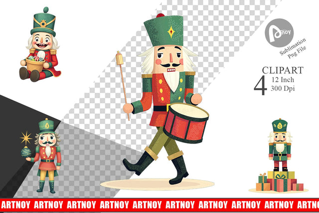 Baby Nutcracker Fun Clipart Sublimation artnoy 