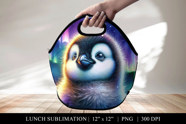 Baby Penguin Lunch Tote Sublimation Sublimation BijouBay 