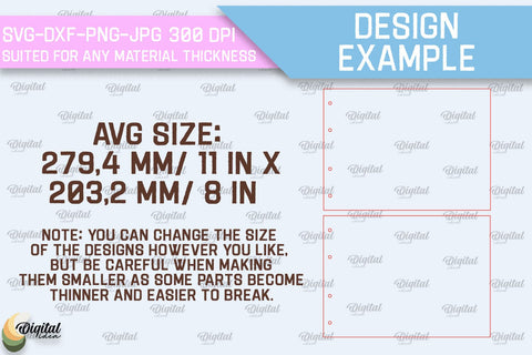 Baby Photo Album Laser Cut. Kids Memory Book SVG SVG Evgenyia Guschina 