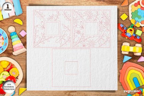 Baby Photo Frames Laser Cut Bundle SVG SvgOcean 