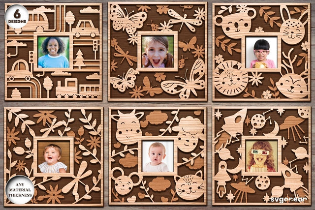 Baby Photo Frames Laser Cut Bundle SVG SvgOcean 