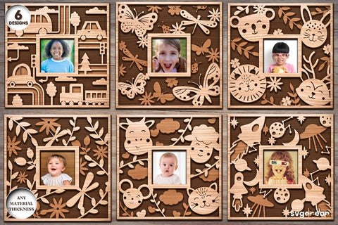 Baby Photo Frames Laser Cut Bundle SVG SvgOcean 