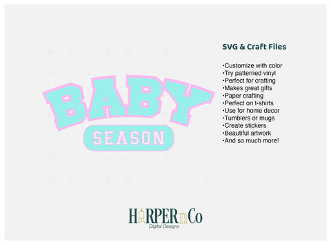 Baby Season Laser SVG EPS Cut File SVG HarperNCo 