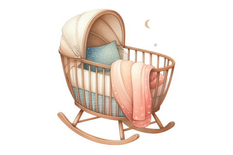 Baby Shower Clipart,Boho Nursery Clipart Sublimation SVGista 