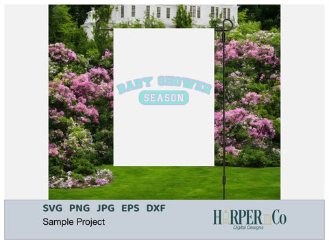Baby Shower Season Laser SVG EPS Cut File SVG HarperNCo 