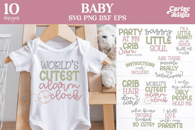 Baby SVG and Sublimation Bundle SVG Carla C Designs 
