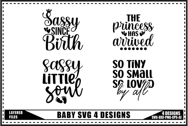 Baby Svg, Baby Shower Svg, Newborn Svg 4 Designs SVG shah alam 