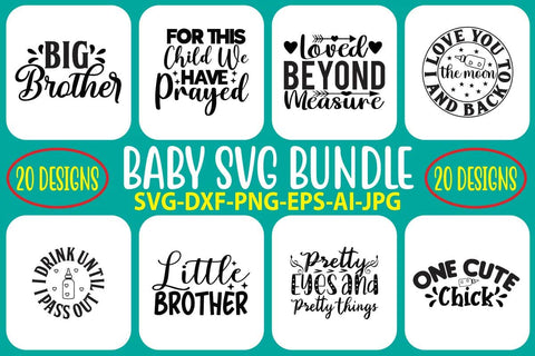 Baby SVG Bundle SVG Syaman 