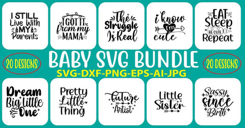 Baby SVG Bundle SVG Syaman 