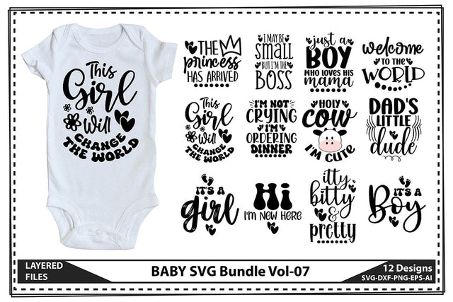 BABY SVG Bundle Vol-07 SVG shah alam 