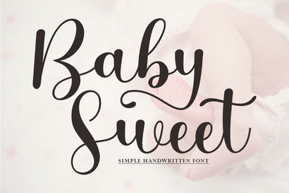 Baby sweet Font Studio Rhd Store 