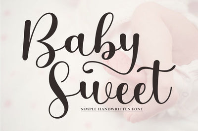 Baby Sweet Font Studio Rhd Store 