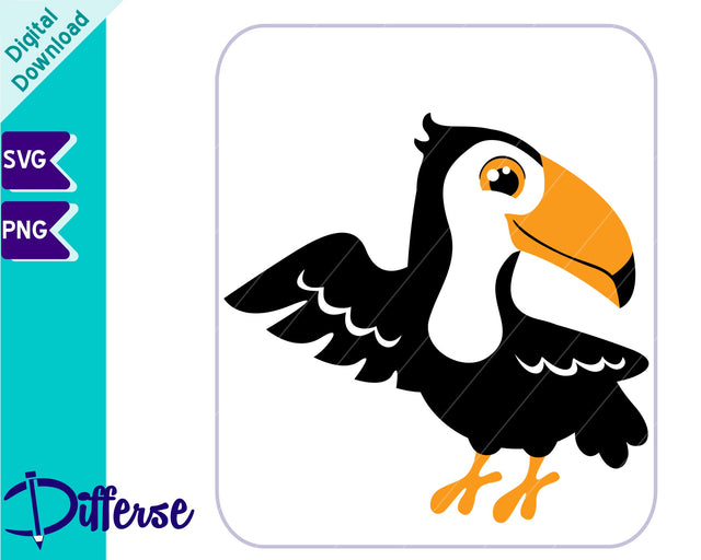 Baby Toucan SVG | Safari Bird SVG SVG Differse 