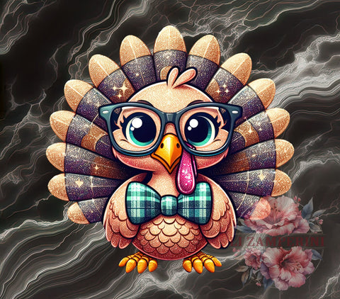 Baby Turkey, Thanksgiving PNG, Turkey Sublimation, Digital Download, Cute Turkey, Thanksgiving Decor, Fall Clipart, Thanksgiving Gift Sublimation Li Zamperini 