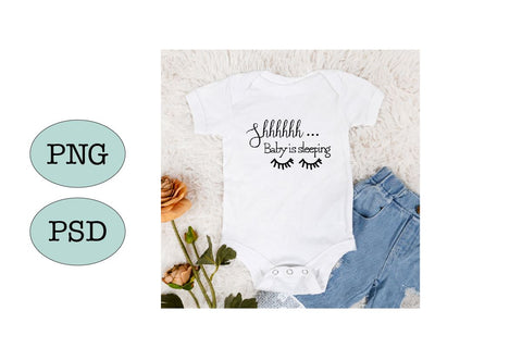 Baby Word Art-Baby is Sleeping SVG Sharia Morton Designs 