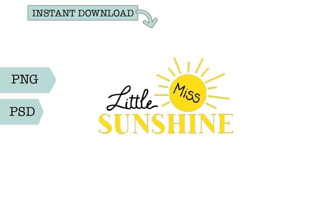 Baby Word Art-Little Miss Sunshine SVG Sharia Morton Designs 