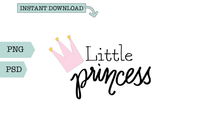 Baby Word Art-Little Princess SVG Sharia Morton Designs 
