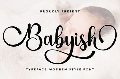 Babyish Script Font muhammadzeky 