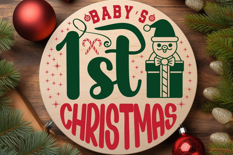 Babys 1st christmas SVG Angelina750 