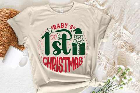 Babys 1st christmas SVG Angelina750 