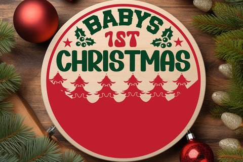 Babys 1st christmas SVG Angelina750 