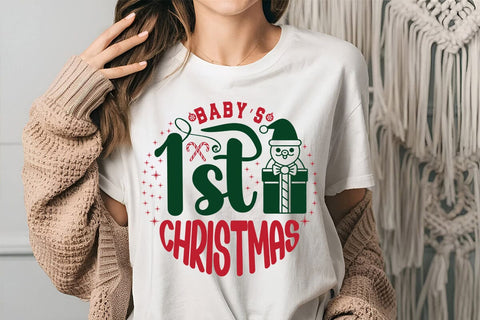 Babys 1st christmas SVG Angelina750 