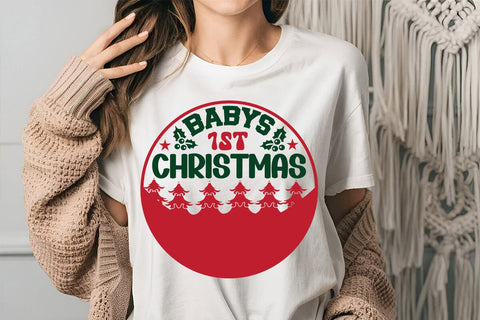 Babys 1st christmas SVG Angelina750 