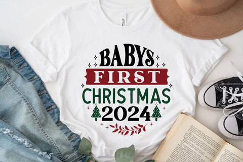 Baby's First Christmas 2024 SVG Angelina750 