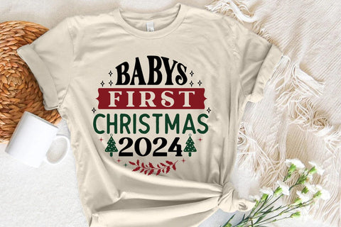 Baby's First Christmas 2024 SVG Angelina750 