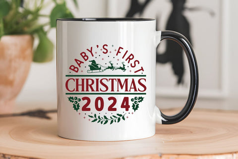 Baby's First Christmas 2024 SVG Angelina750 