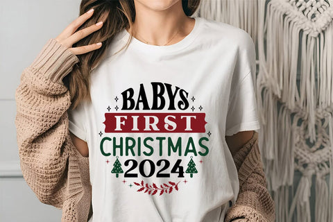 Baby's First Christmas 2024 SVG Angelina750 