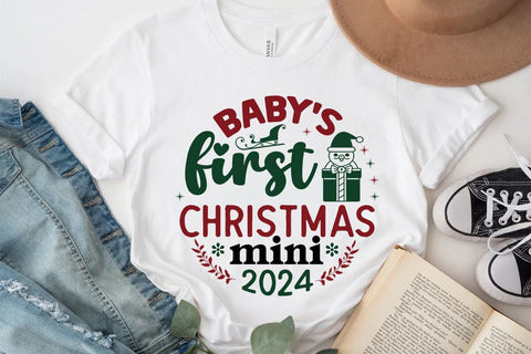 Baby's First Christmas Mini 2024 SVG Angelina750 
