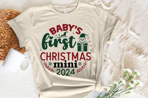 Baby's First Christmas Mini 2024 SVG Angelina750 
