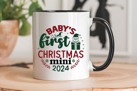 Baby's First Christmas Mini 2024 SVG Angelina750 
