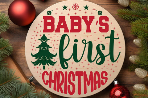 Babys first christmas SVG Angelina750 