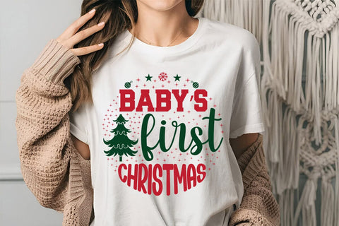 Babys first christmas SVG Angelina750 