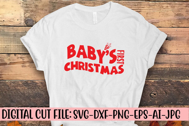 Baby’s First Christmas SVG Syaman 