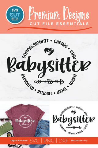 Babysitter svg, baby sitter svg, nanny svg, au pair svg, daycare svg, baby sitter svg, child minder svg SVG SVG Cut File 