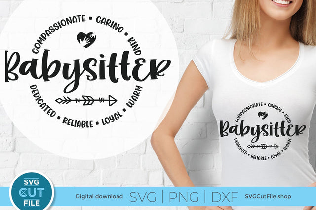 Babysitter svg, baby sitter svg, nanny svg, au pair svg, daycare svg, baby sitter svg, child minder svg SVG SVG Cut File 