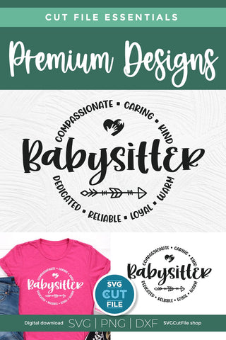 Babysitter svg, baby sitter svg, nanny svg, au pair svg, daycare svg, baby sitter svg, child minder svg SVG SVG Cut File 