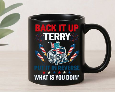Back It Up Terry SVG 4th of July Funny Fireworks Wheelchair Clipart SVG BillahCrafts 