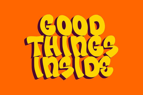 Back Jones - Cute Layered Display Font Font Mozzatype 