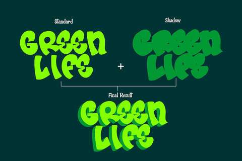 Back Jones - Cute Layered Display Font Font Mozzatype 