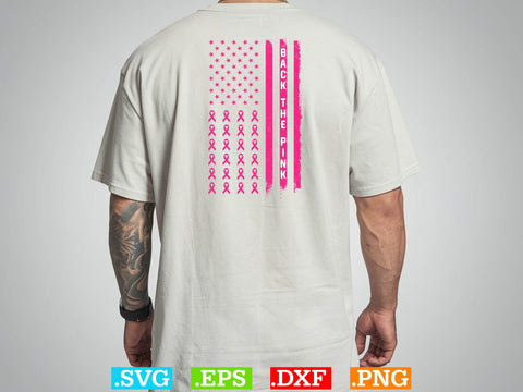 Back The Pink Svg, Breast Cancer Png SVG Creativeart88 
