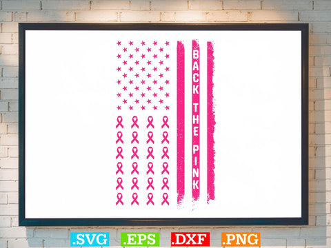 Back The Pink Svg, Breast Cancer Png SVG Creativeart88 