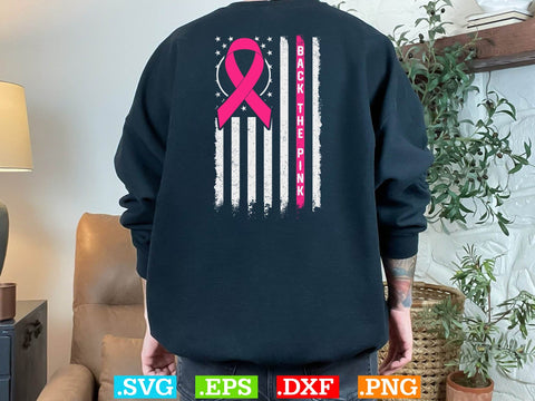 Back The Pink Svg, Breast Cancer Png SVG Creativeart88 