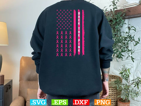 Back The Pink Svg, Breast Cancer Png SVG Creativeart88 