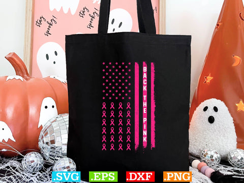 Back The Pink Svg, Breast Cancer Png SVG Creativeart88 