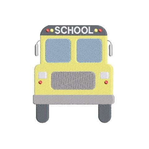 Back to School Bus Embroidery Design Embroidery/Applique DESIGNS Creatively Embroidery 