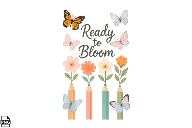 Back to School Butterfly PNG Printable File Sublimation Creativedesigntee 